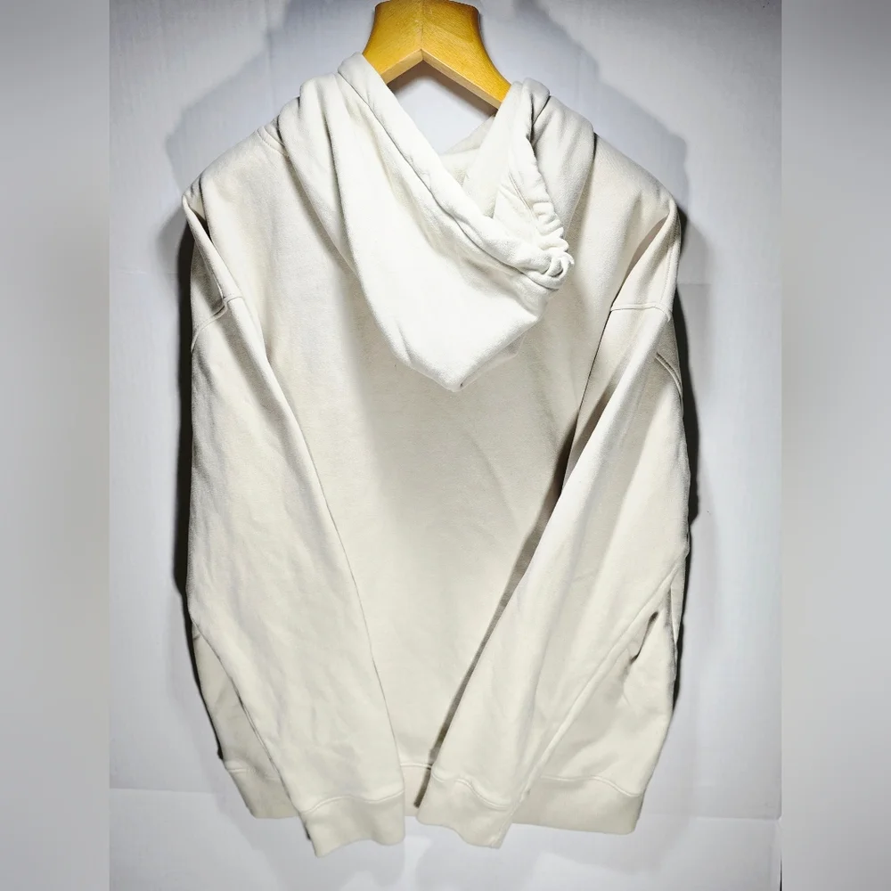 Abercrombie & Fitch XL Cream Hoodie with Front Pocket SUPER SOFT - Picture 2 of 6